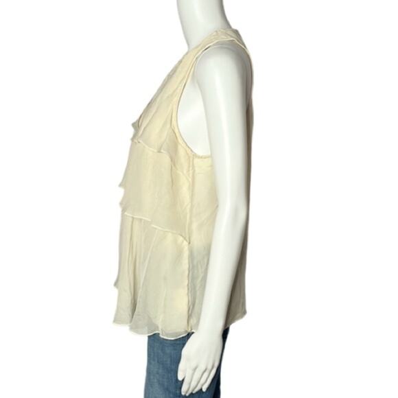 Haute Hippie Silk Layered Sleeveless Blouse‎ Size Small - Picture 2 of 6